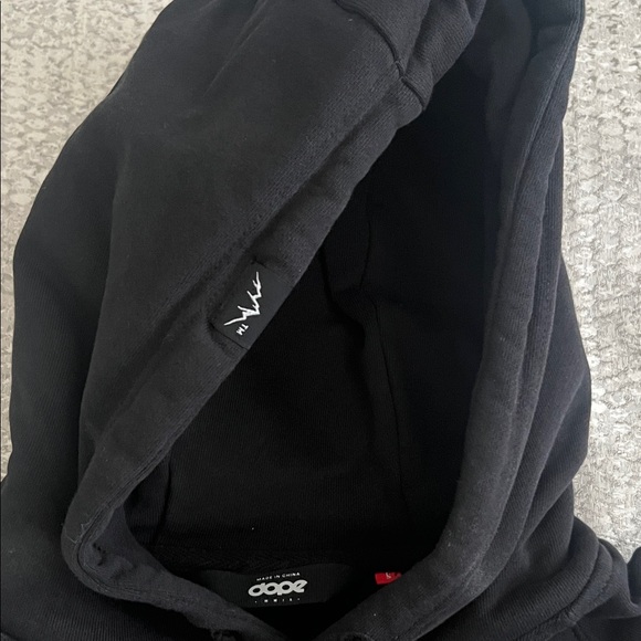 DOPE Common W Black Graphic Hoodie Size Small - Picture 4 of 6
